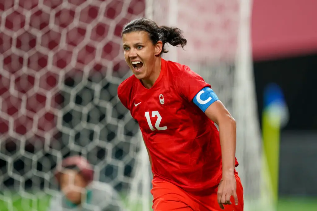 Who is Christine Sinclair married to